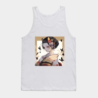 Lady Geisha Anime Tank Top